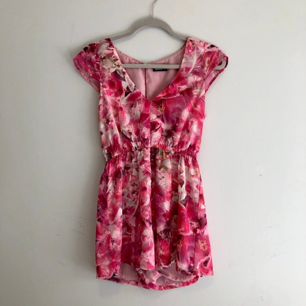 💫Dotti Pink Floral Romper